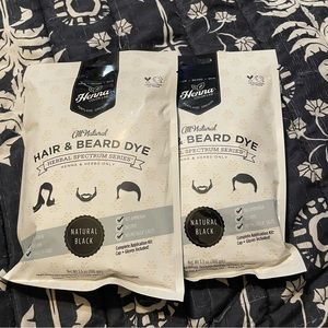 Henna Color Lab Vegan hair and beard dye black